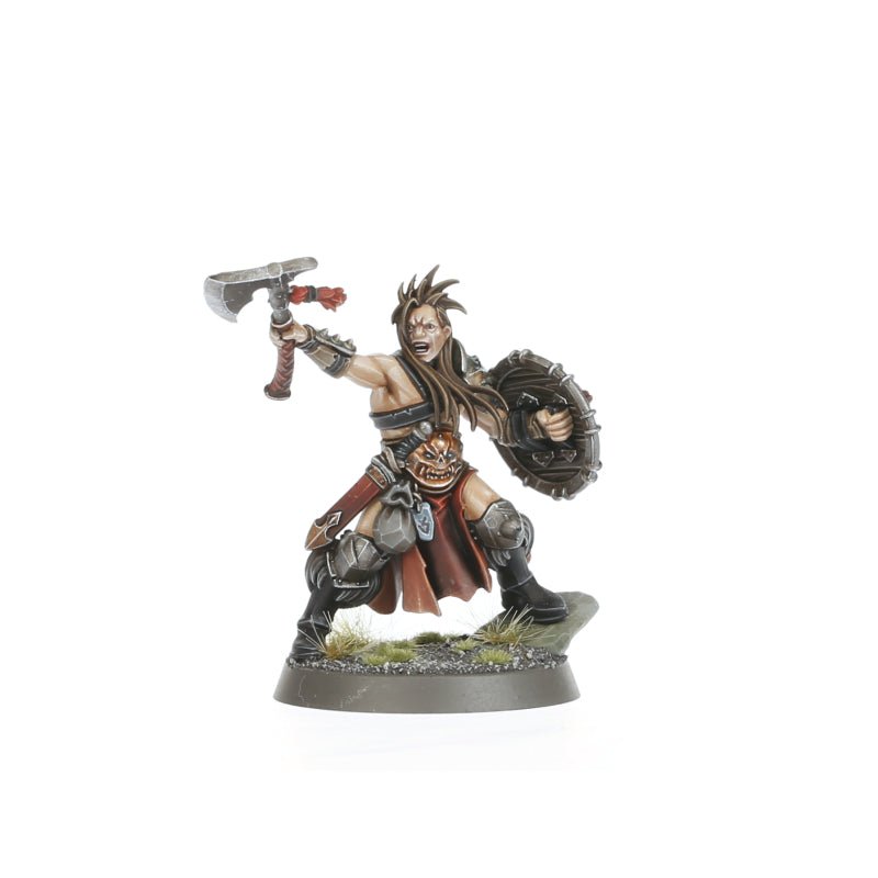 Spearhead: Slaves to Darkness Darkoath Raiders painted miniature - Loaded Dice