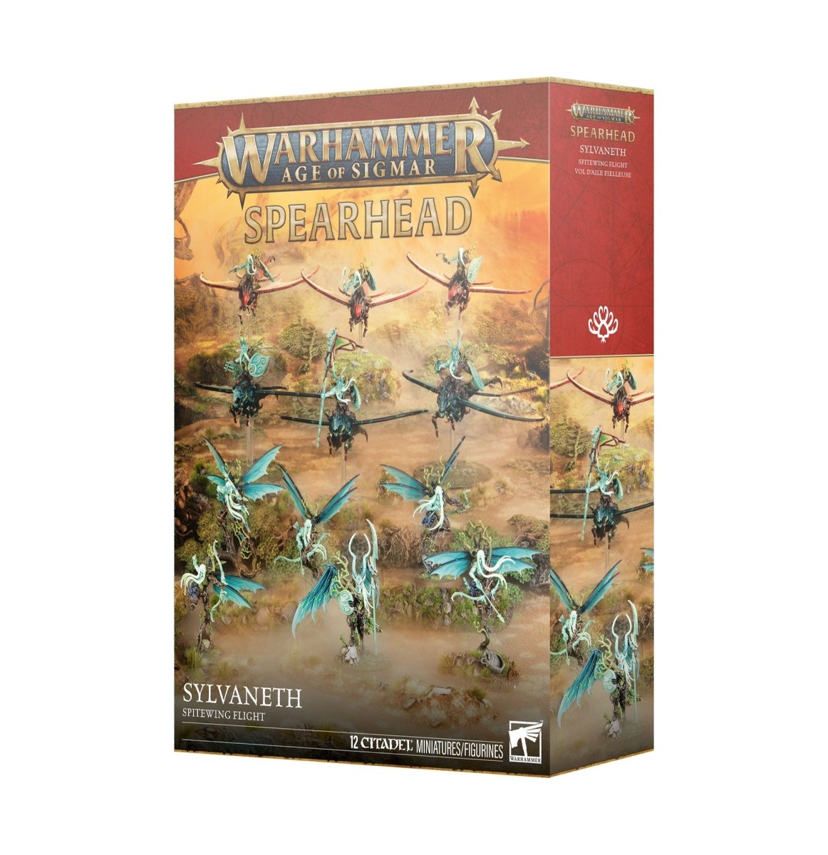 Games Workshop Age of Sigmar Spearhead Sylvaneth Spitewing Flight box, front view