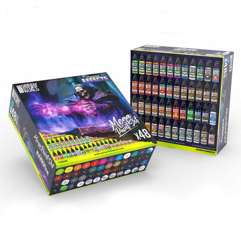 Green Stuff World Special Effects Mega Paint Set - Loaded Dice Barry Vale of Glamorgan CF64 3HD