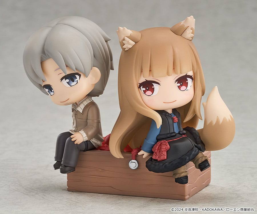 Mini Memory Lawrence and Holo, left three-quarter view, Spice and Wolf figure