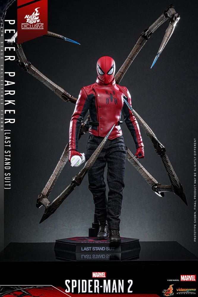 Spider-Man 2 Action Figure 1/6 Peter Parker (Last Stand Suit) Hot Toys Exclusive 30 cm