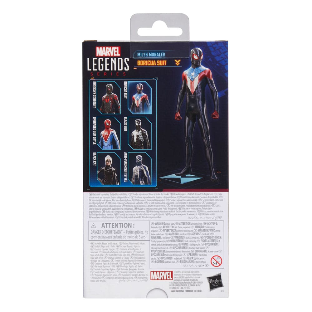 Hasbro Spider-Man 2 Marvel Legends Gamerverse Action Figure Miles Morales (Boricua Suit) 15 cm – image 2