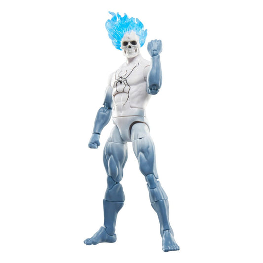 Hasbro Marvel Legends Gamerverse Spirit Spider action figure with flaming blue skull head