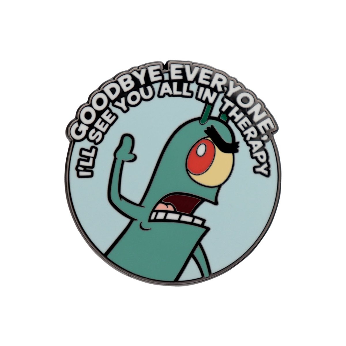 SpongeBob SquarePants mystery pin of Plankton: Goodbye Everyone, I'll See You All in Therapy
