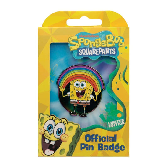 SpongeBob SquarePants Rainbow Pin Badge - Loaded Dice