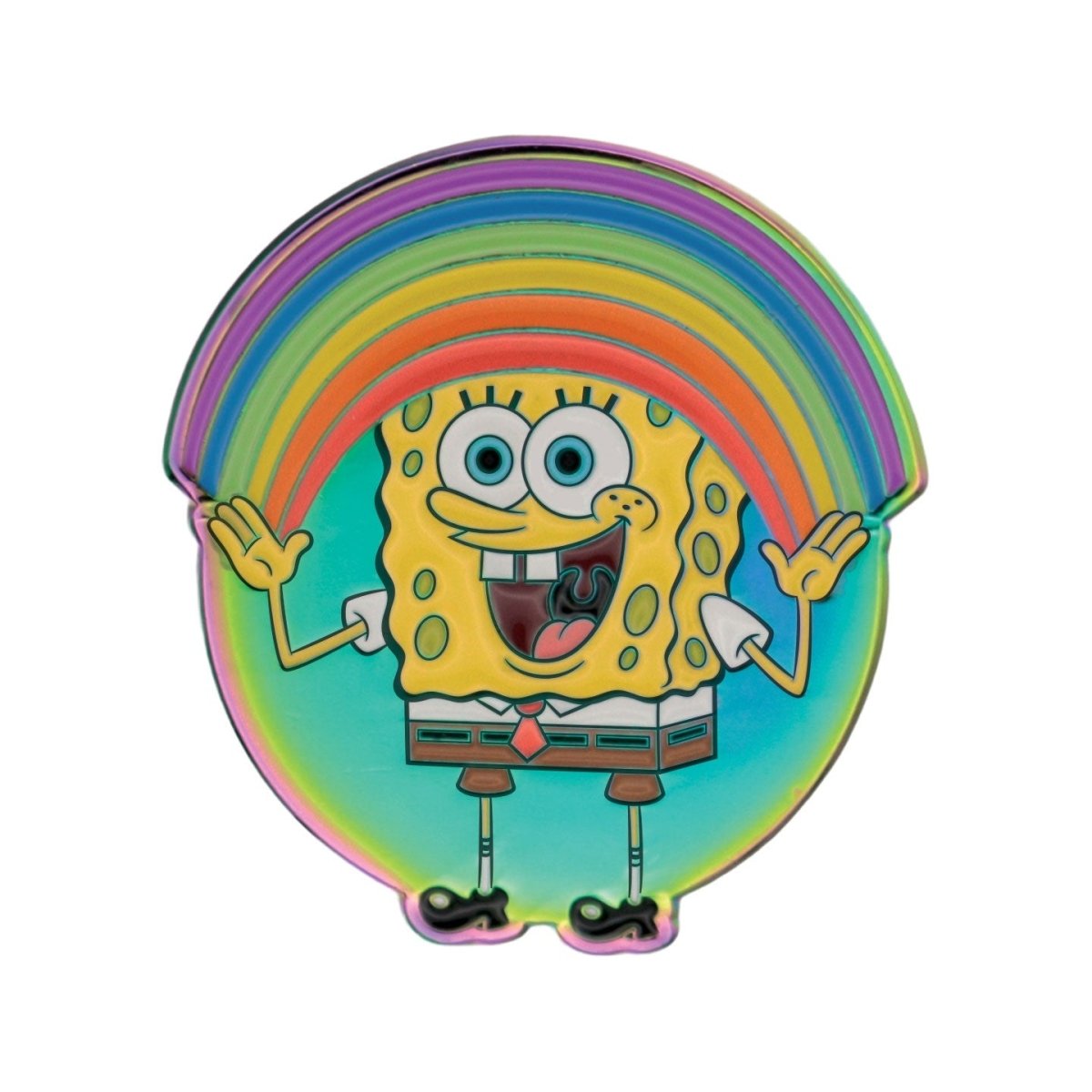 SpongeBob SquarePants Rainbow Pin Badge - Loaded Dice