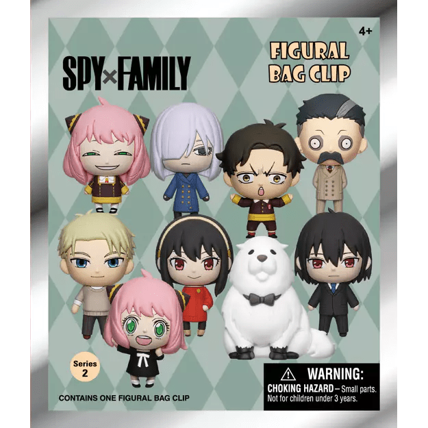 Spy x Family Series 2 blind bag 3D foam bag clip collectible