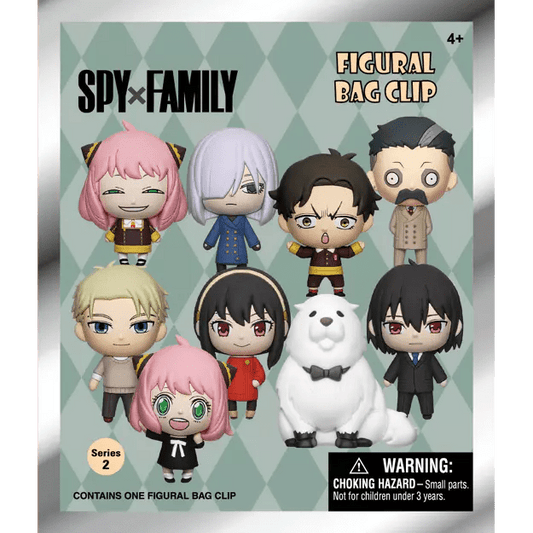 Spy x Family Series 2 blind bag 3D foam bag clip collectible