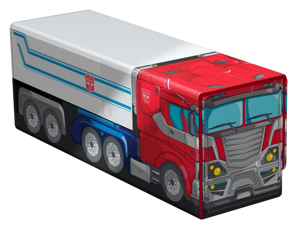 Squaroes Collectors Case 400 Transformers Optimus Prime truck, closed, view from the cab side