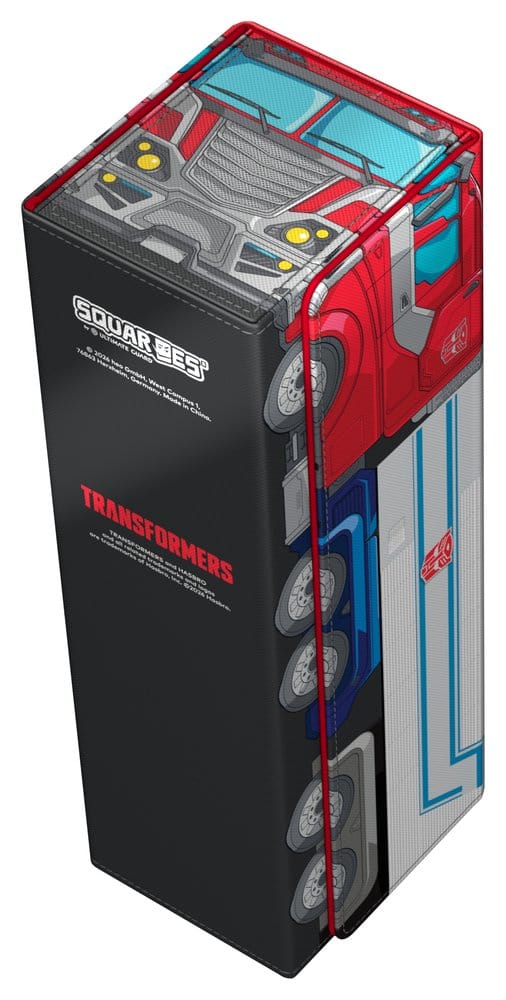 Squaroes Collectors Case 400 Transformers Optimus Prime truck, retail packaging standing upright