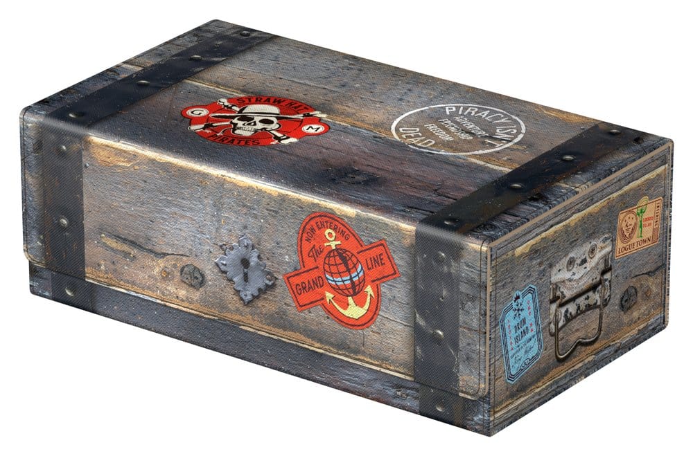 Squaroes Collectors Case 800 One Piece wooden chest, closed, front view from the right