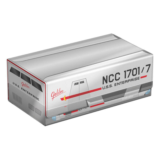 Squaroes Collectors Case 800 Star Trek TOS Shuttlecraft Galileo, closed, front view from the left