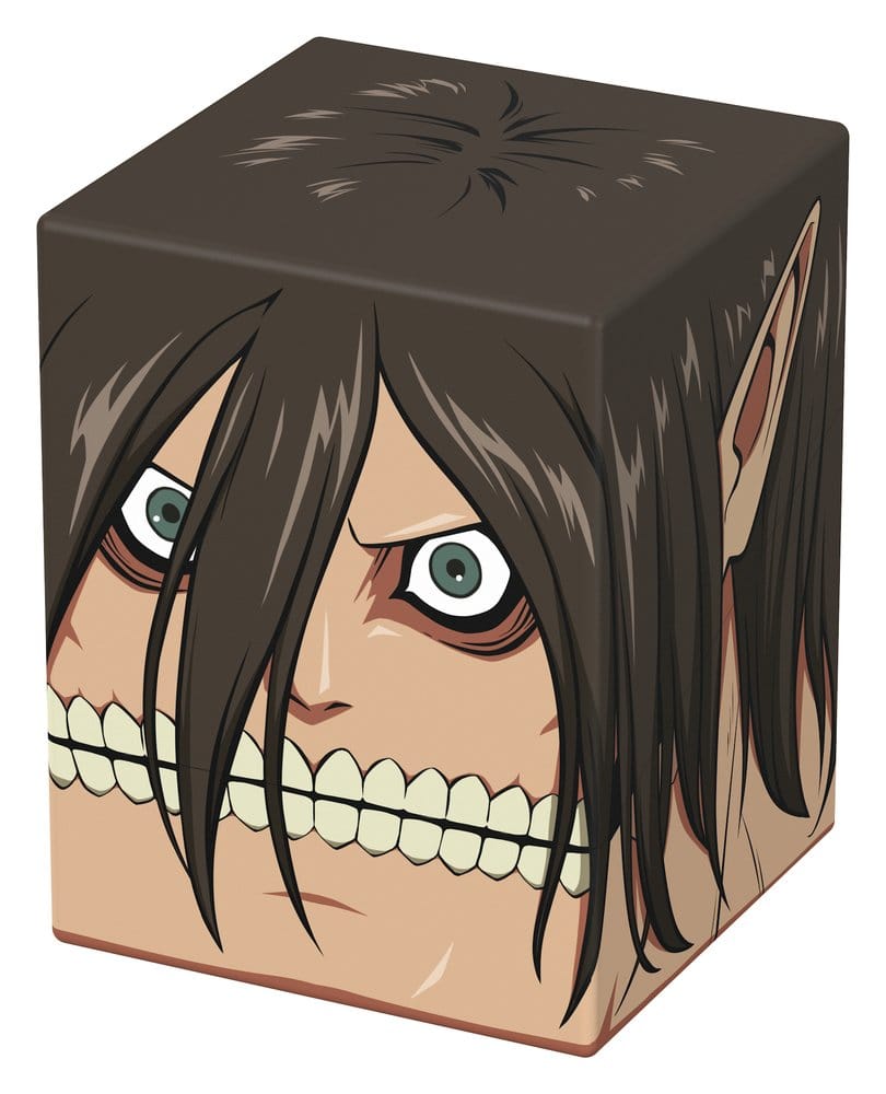 Squaroes Attack on Titan AOT005 Attack Titan deck box, front view from the right