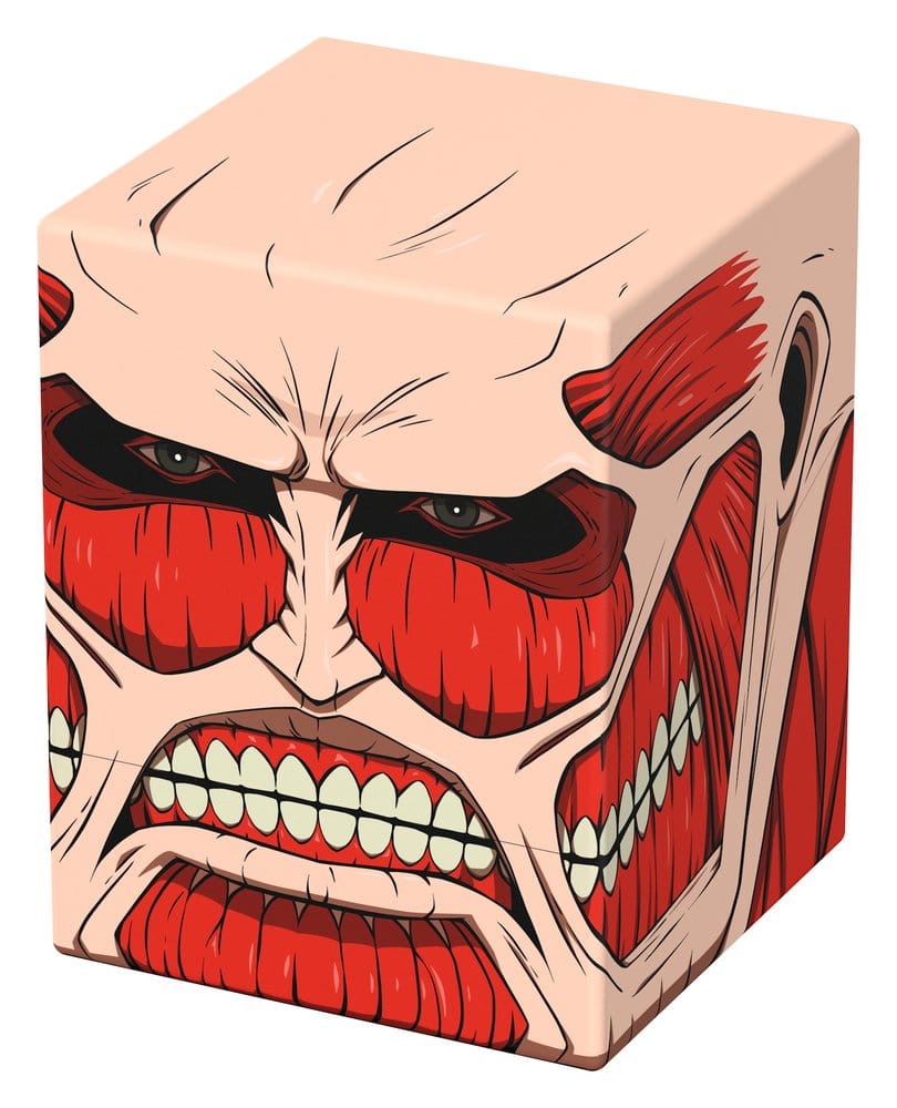 Squaroes Attack on Titan AOT006 Colossal Titan deck box, front view from the right