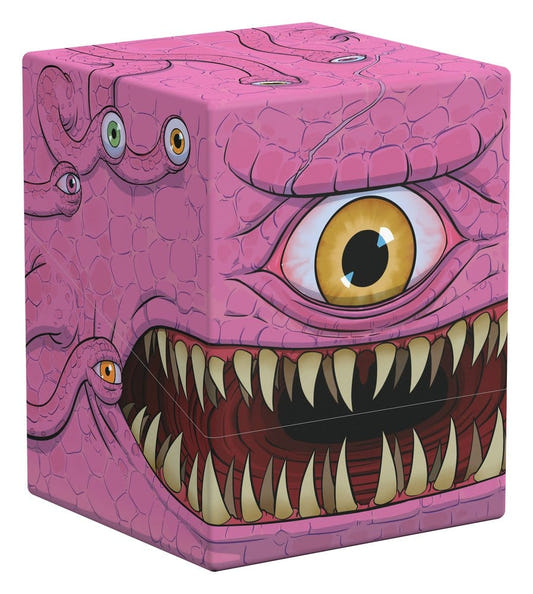 Squaroes Dungeons & Dragons DND001 Beholder deck box, front view from the left