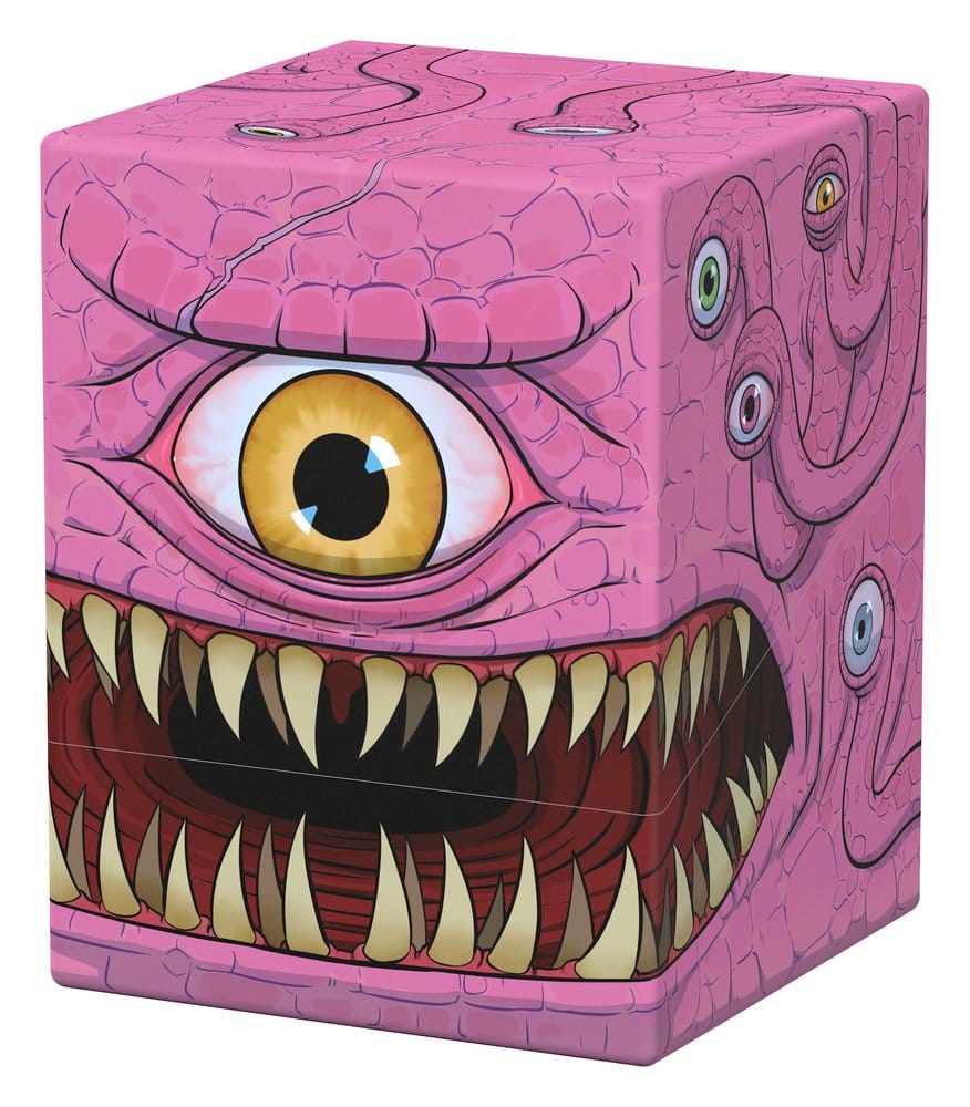Squaroes Dungeons & Dragons DND001 Beholder deck box, front view from the right