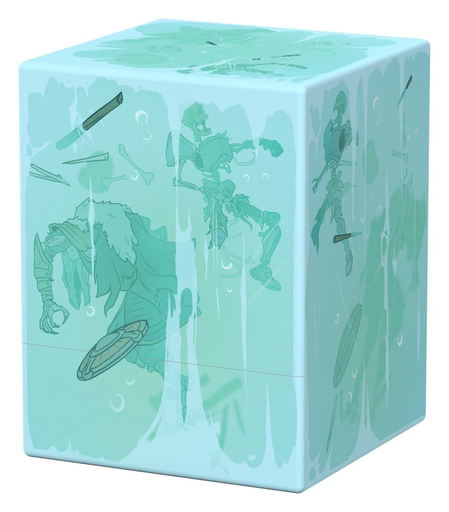 Squaroes Dungeons & Dragons DND002 Gelatinous Cube deck box, front view from the right