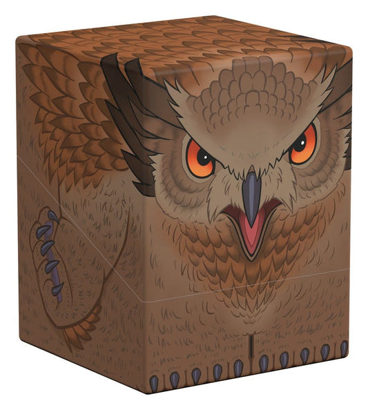 Squaroes Dungeons & Dragons DND004 Owlbear deck box, front view from the left