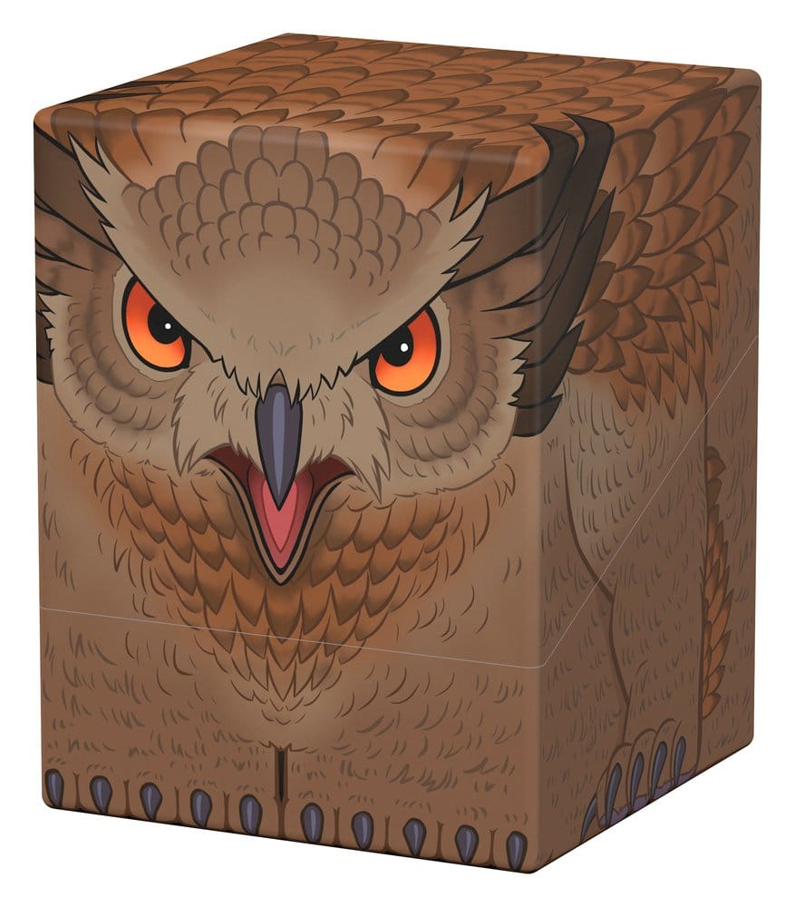 Squaroes Dungeons & Dragons DND004 Owlbear deck box, front view from the right