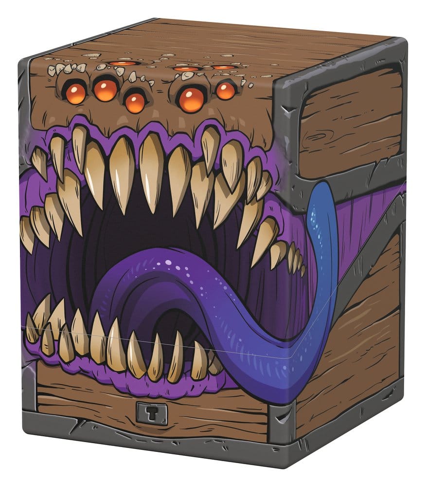 Squaroes Dungeons & Dragons DND005 Mimic deck box, front view from the right