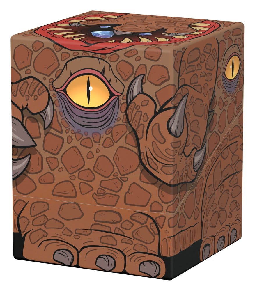 Squaroes Dungeons & Dragons DND006 Xorn deck box, front view from the right