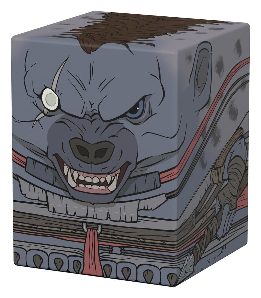 Squaroes Dungeons & Dragons DND007 Gnoll deck box, front view from the right