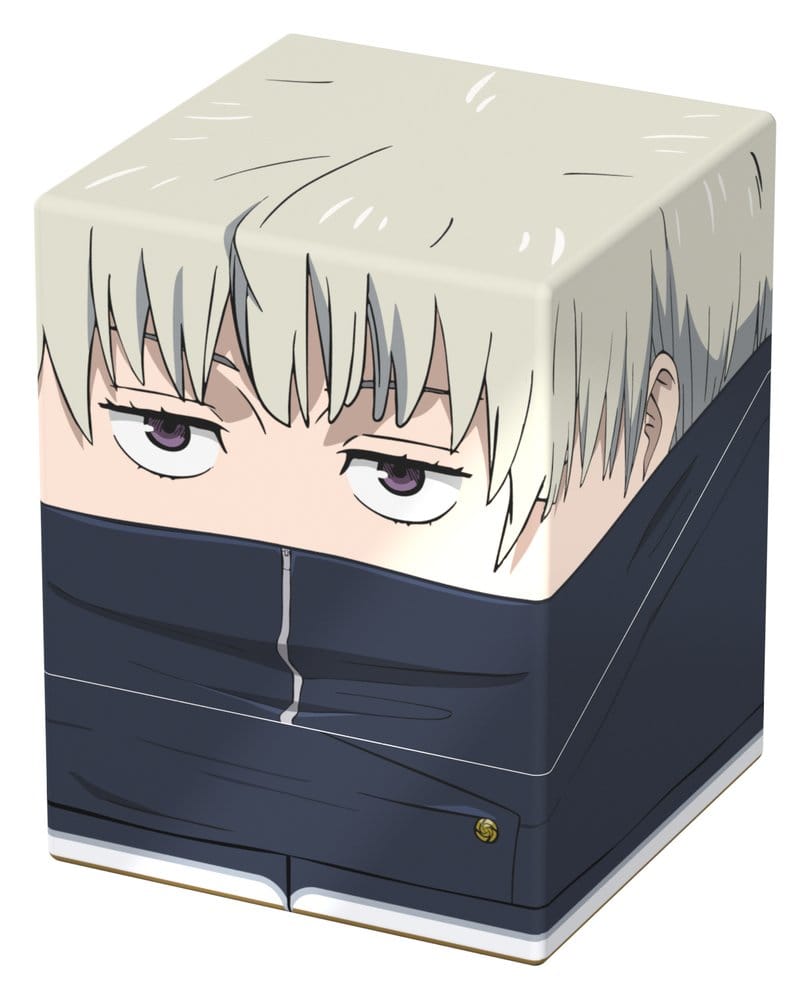 Squaroes Jujutsu Kaisen Toge Inumaki deck box, front corner view angled right