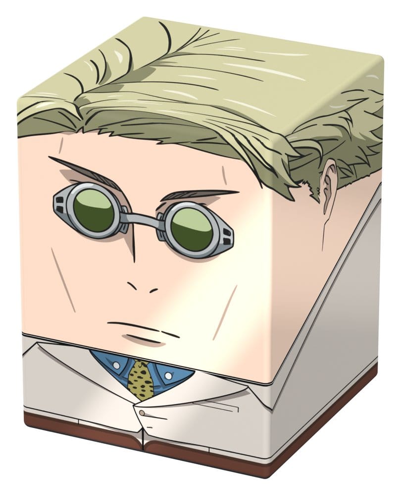 Squaroes Jujutsu Kaisen Kento Nanami deck box, front corner view angled right