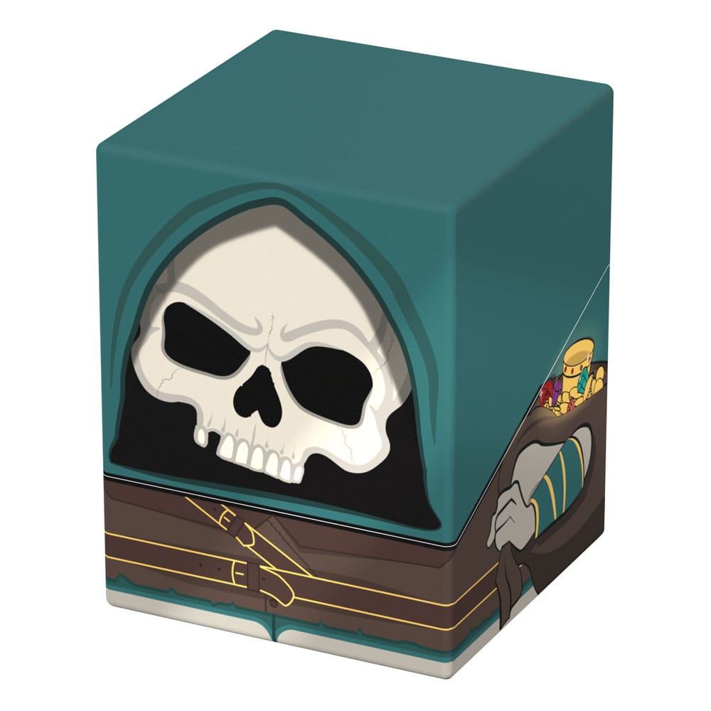 Squaroes Magic: The Gathering Tinybones deck box, front corner view angled right