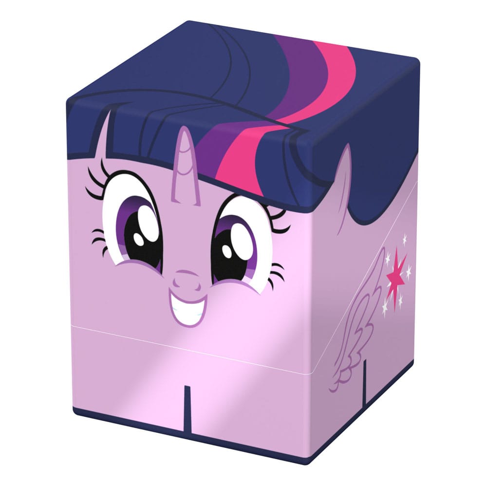 Squaroes My Little Pony Twilight Sparkle deck box, front corner view angled right