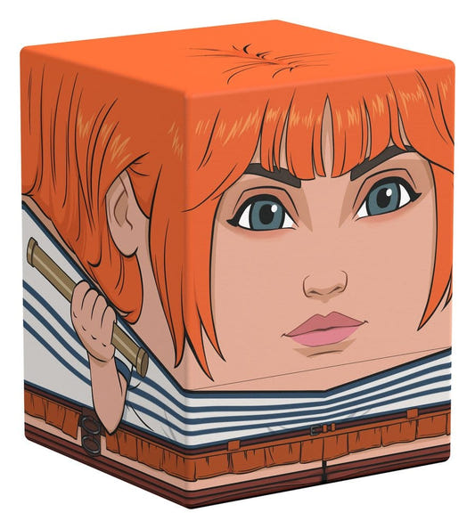 Squaroes One Piece Nami deck box, orange hair and striped top, front corner view angled left