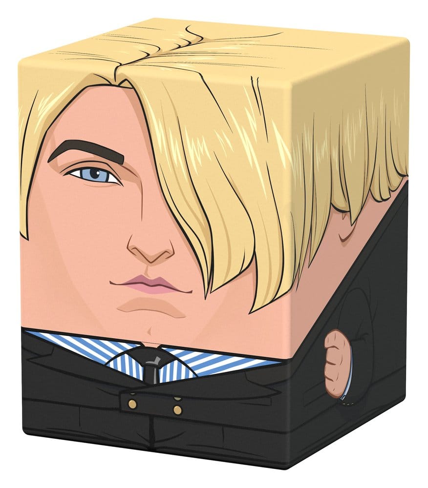 Squaroes One Piece Sanji deck box, front corner view angled right