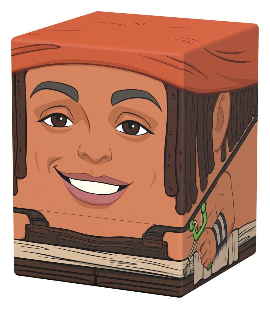 Squaroes One Piece Usopp deck box, front corner view angled right