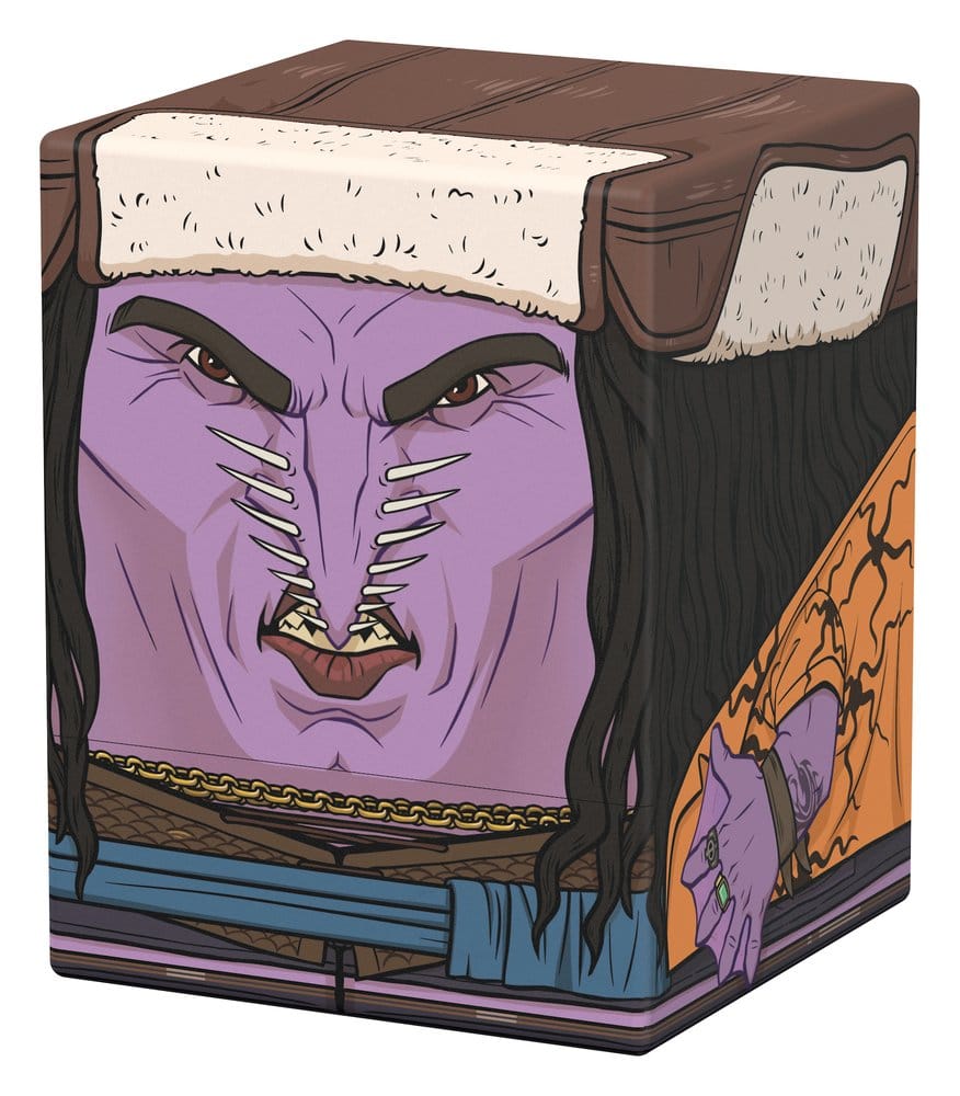 Squaroes One Piece Arlong deck box, front corner view angled right