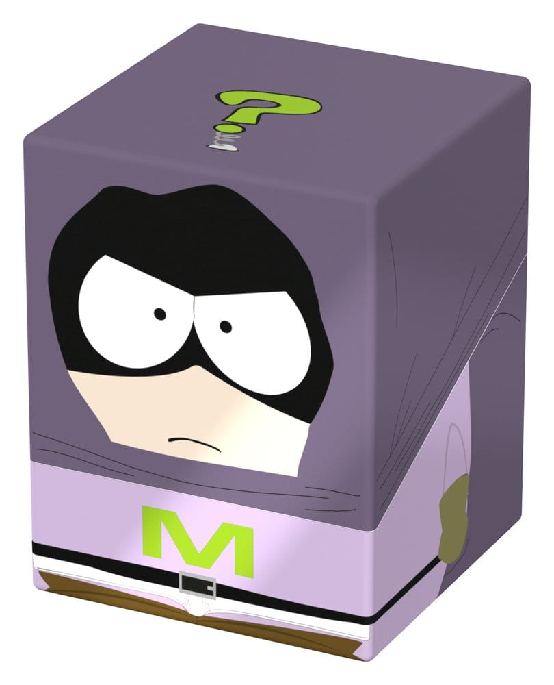 Squaroes South Park SP021 Mysterion deck box, front view from the right