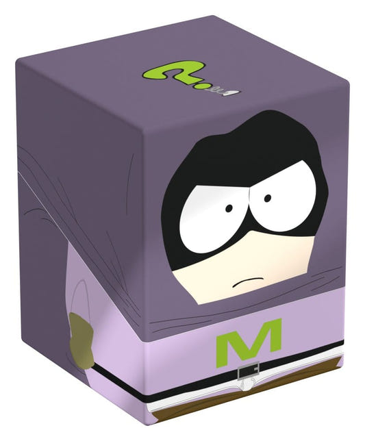 Squaroes South Park SP021 Mysterion deck box, front view from the left