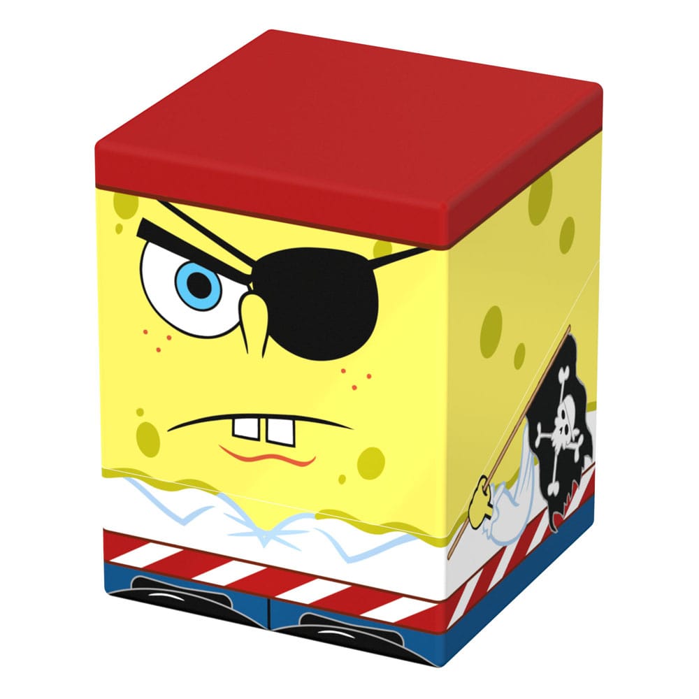 Squaroes SpongeBob SquarePants Pirate SpongeBob deck box, front corner view angled right