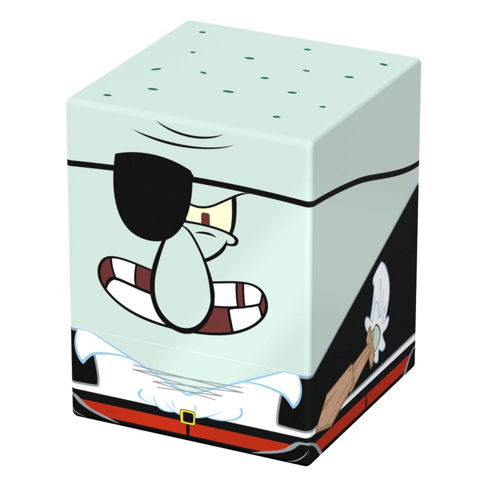 Squaroes SpongeBob SquarePants Pirate Squidward deck box, front corner view angled right
