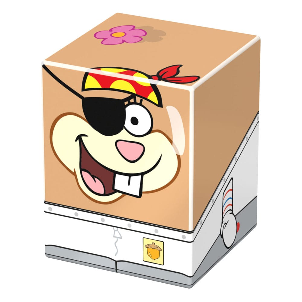 Squaroes SpongeBob SquarePants Pirate Sandy deck box, front corner view angled right