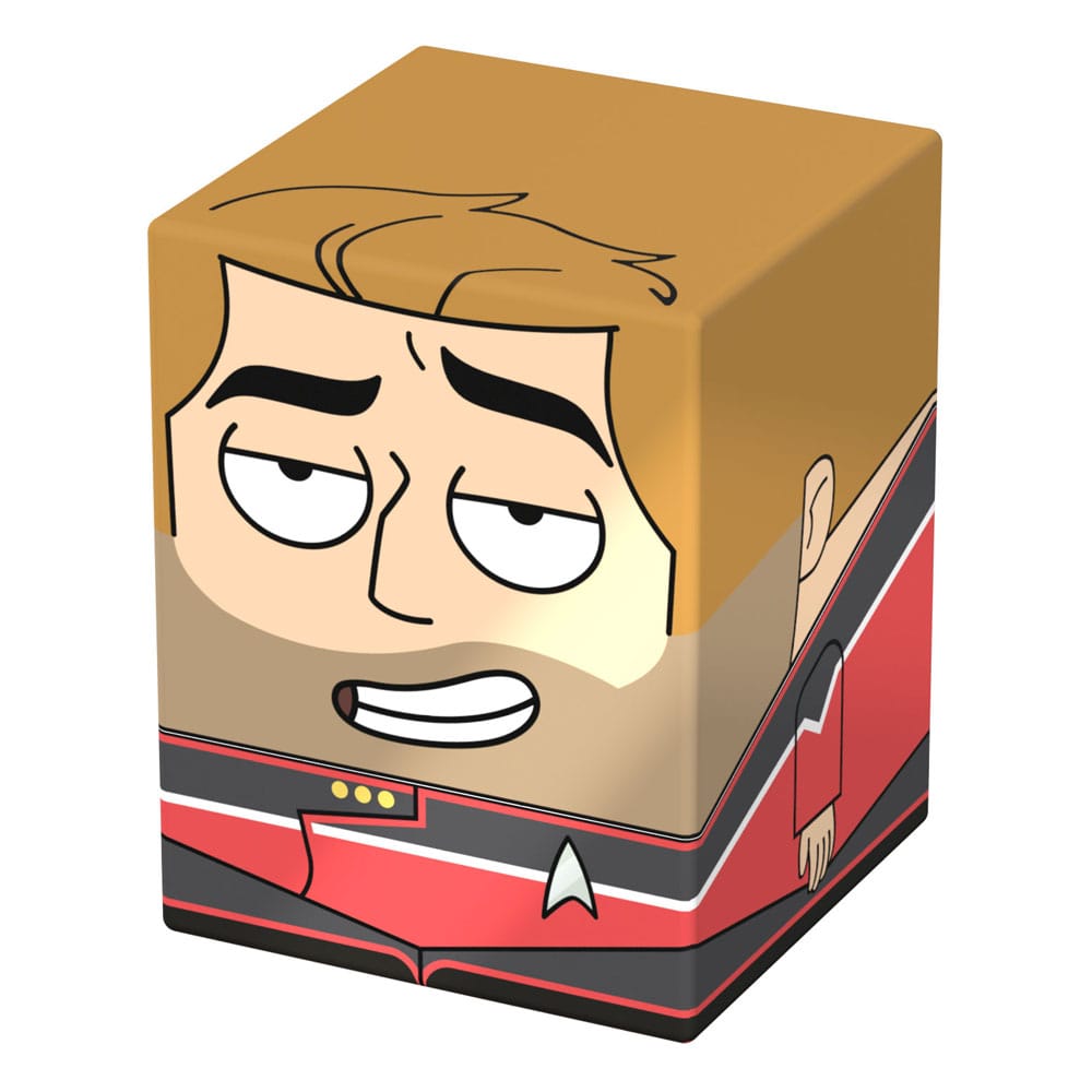 Squaroes Star Trek: Lower Decks Jack Ransom ST006 card box, front and right side view