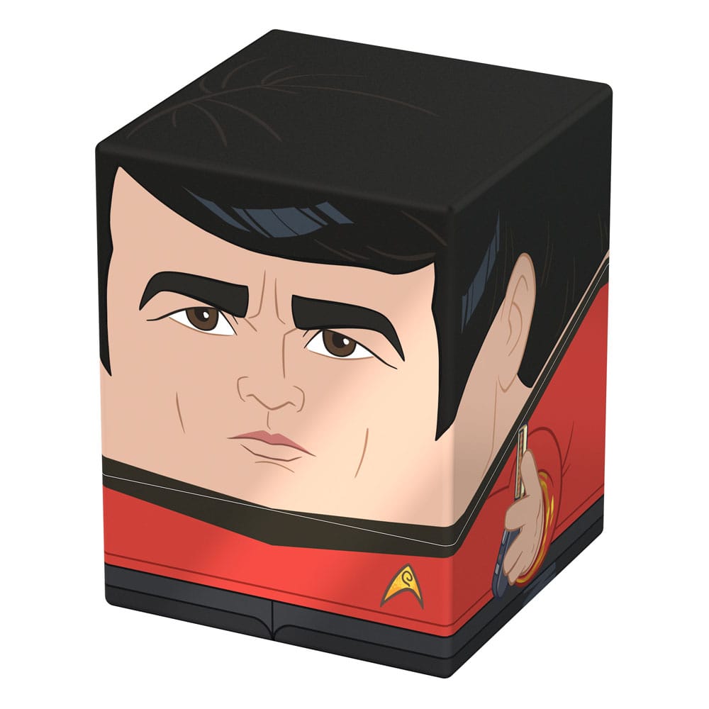 Squaroes Star Trek Scotty ST014 card box, front and right side view