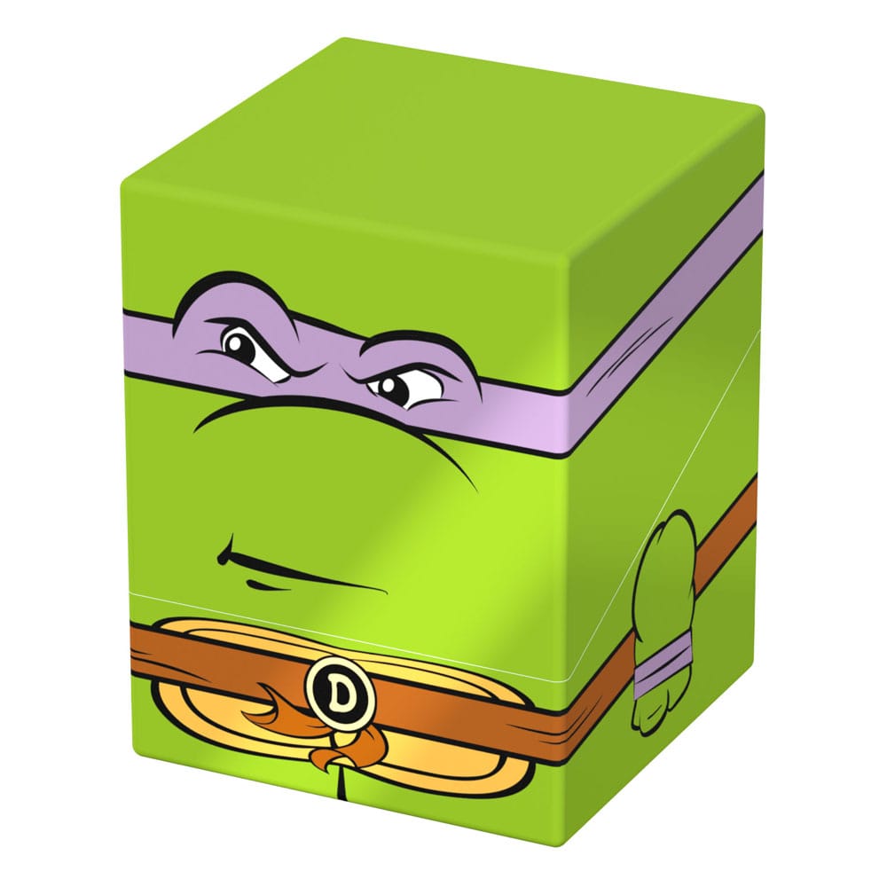 Squaroes TMNT Donatello NT003 card box, front and right side view
