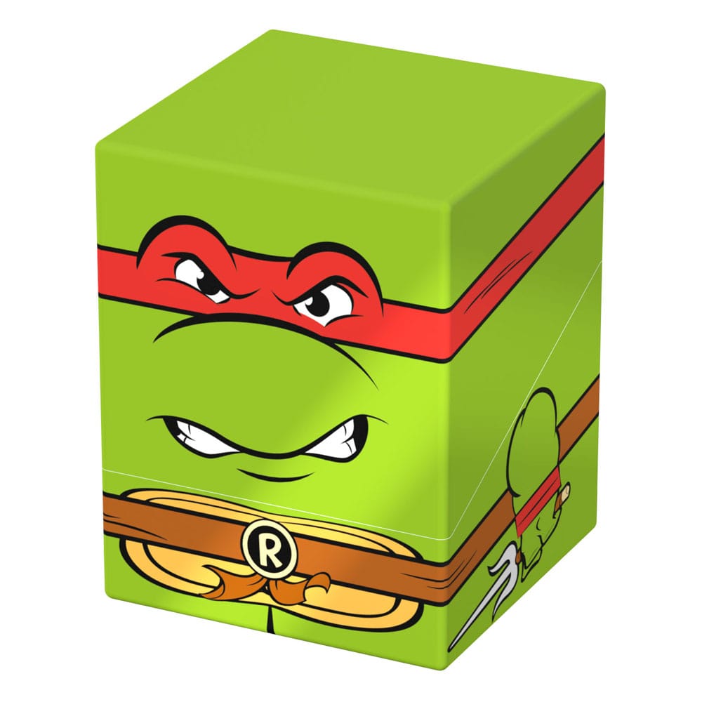 Squaroes TMNT Raphael NT004 card box, front and right side view