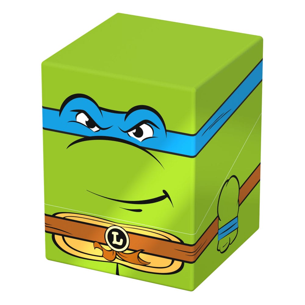 Squaroes TMNT Leonardo NT006 card box, front and right side view