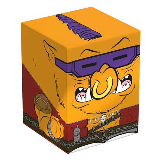 Squaroes TMNT Bebop NT011 card box, front and left side view with warthog face, goggles and nose ring