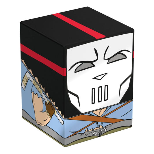 Squaroes TMNT Casey Jones NT012 card box, front and left side view with white hockey mask