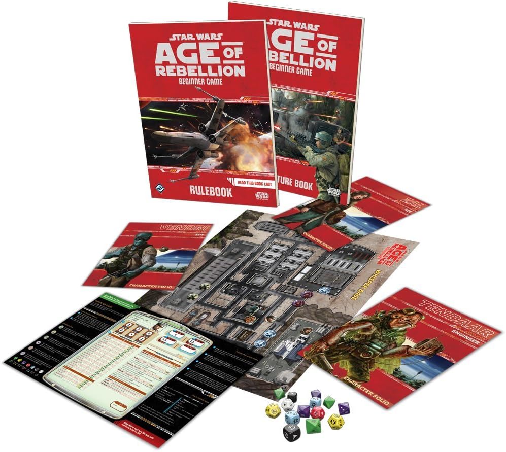 Star Wars Age of Rebellion RPG: Beginner Game - Loaded Dice
