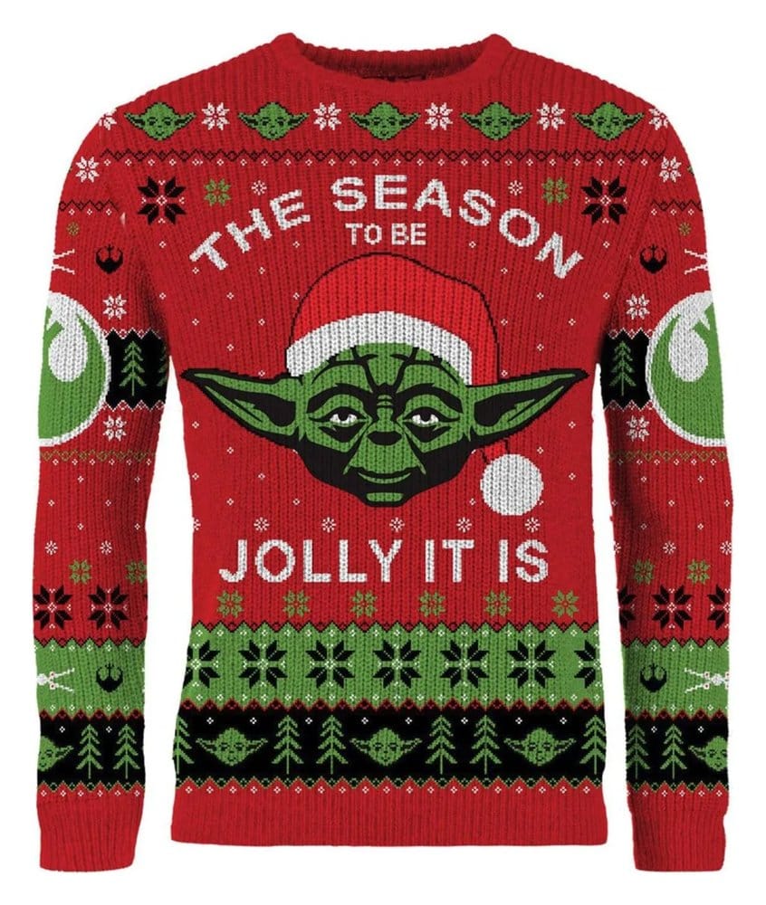 Star Wars Christmas Jumper Yoda