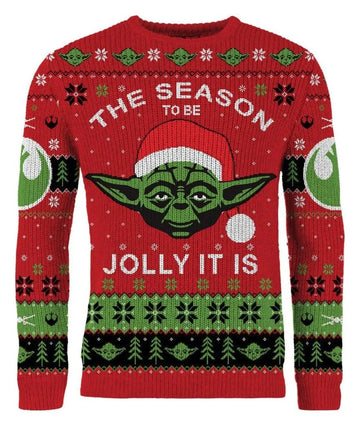 Star Wars Christmas Jumper Yoda