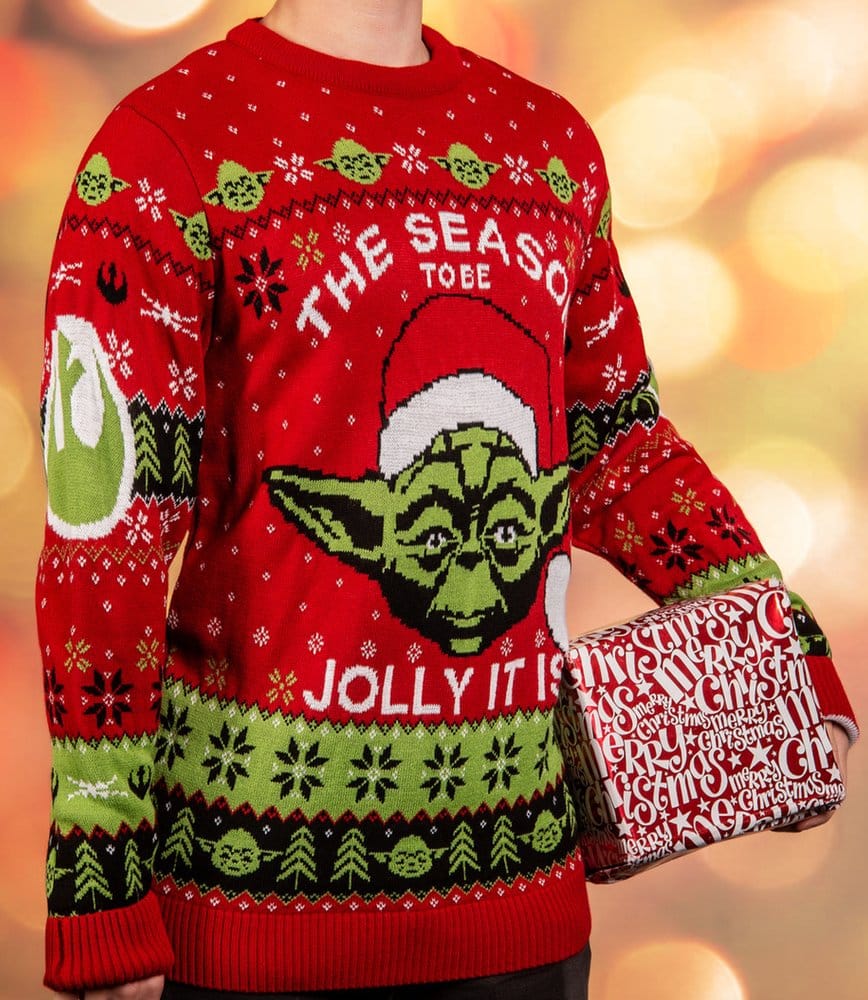 Star Wars Christmas Jumper Yoda